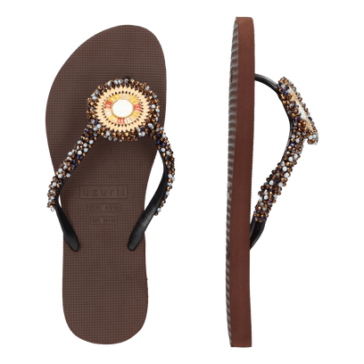 Angel Damen Flip Flops Taupe