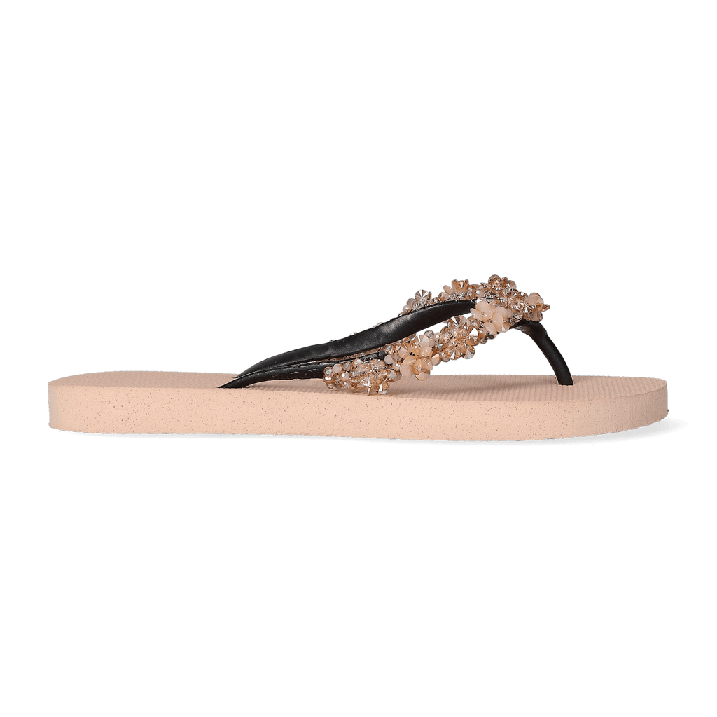 Precious Bloom Gold Damen Flip Flops Sand