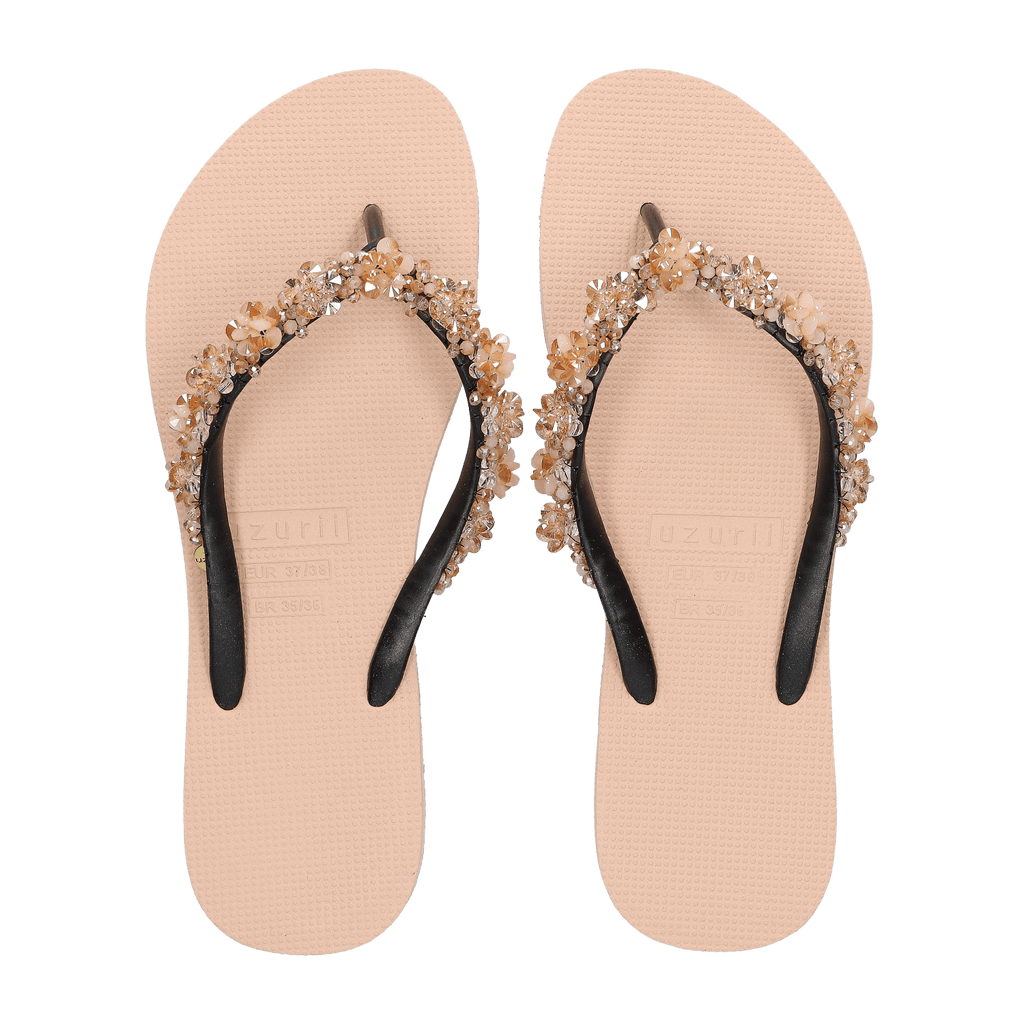 Precious Bloom Gold Damen Flip Flops Sand