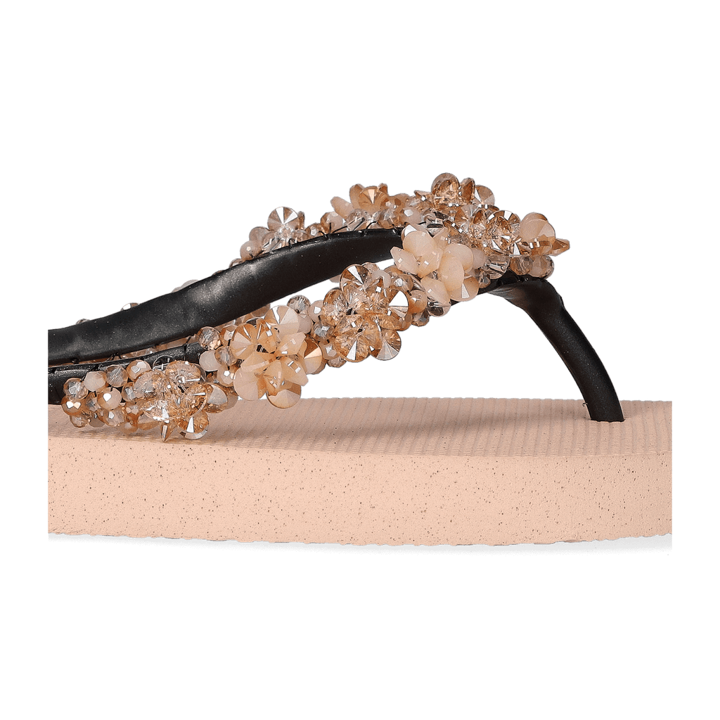 Precious Bloom Gold Damen Flip Flops Sand