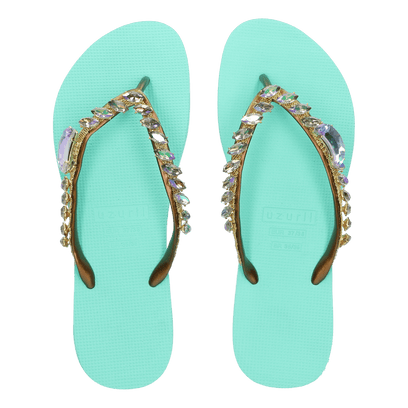 Moon Damen Flip Flops Mint Green