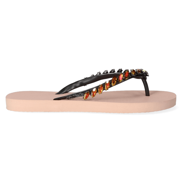 Light Damen Flip Flops Taupe