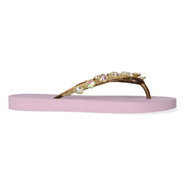 Flower Aby Damen Flip Flops Violet
