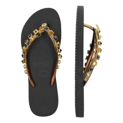 Darkness Damen Flip Flops Black