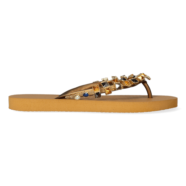 Darkness Damen Flip Flops Ochre