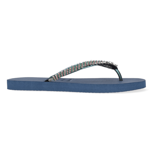 Dangerous Damen Flip Flops Navy Blue