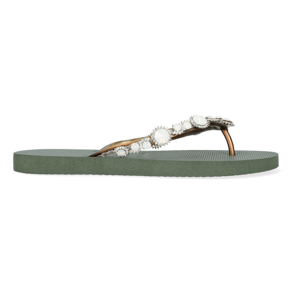 Pearl Marilyn Damen Flip Flops Army Green