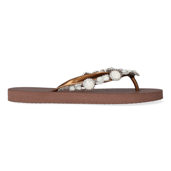 Pearl Marilyn Damen Flip Flops Taupe