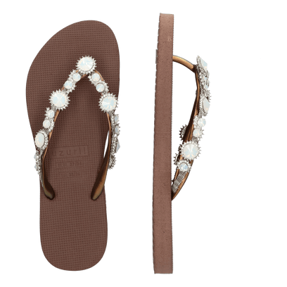 Pearl Marilyn Damen Flip Flops Taupe