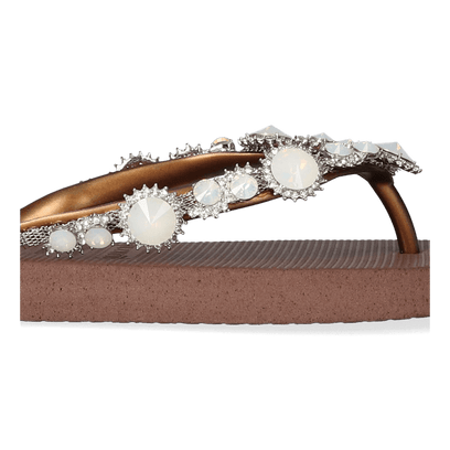 Pearl Marilyn Damen Flip Flops Taupe