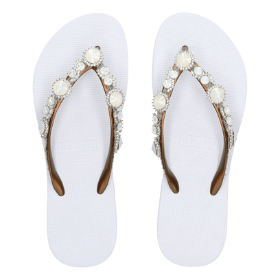 Pearl Marilyn Damen Flip Flops White