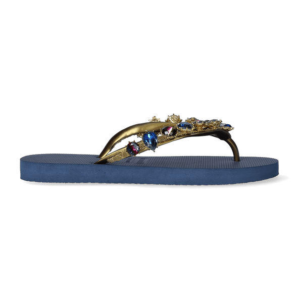 Alexia Damen Flip Flops Navy Blue