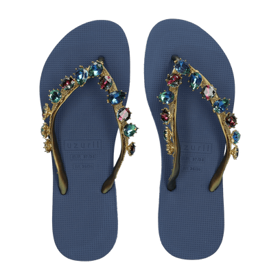 Alexia Damen Flip Flops Navy Blue