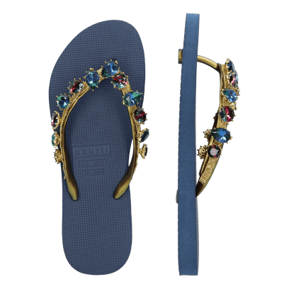 Alexia Damen Flip Flops Navy Blue