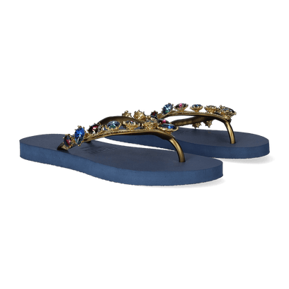 Alexia Damen Flip Flops Navy Blue