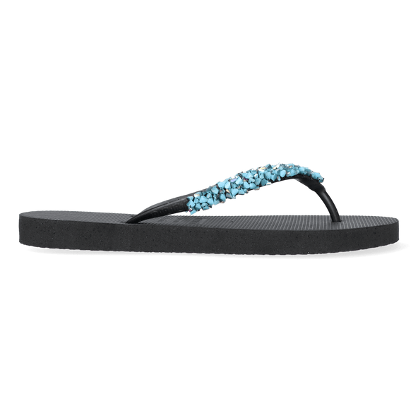 Classic Aby Baby Blue Damen Flip Flops Black