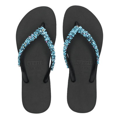 Classic Aby Baby Blue Damen Flip Flops Black