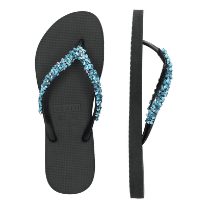 Classic Aby Baby Blue Damen Flip Flops Black