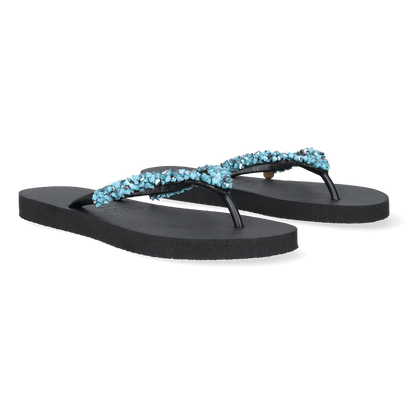 Classic Aby Baby Blue Damen Flip Flops Black