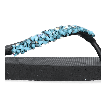 Classic Aby Baby Blue Damen Flip Flops Black