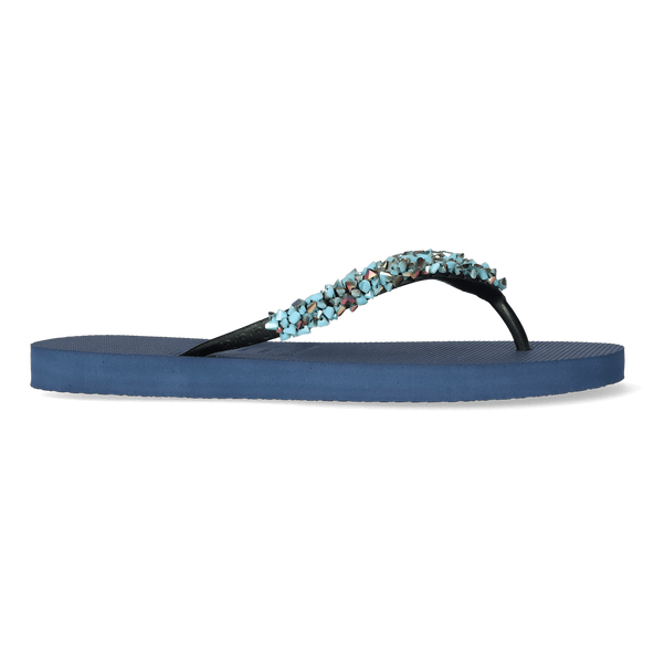 Classic Aby Baby Blue Damen Flip Flops Navy