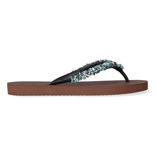 Classic Aby Baby Blue Damen Flip Flops Taupe