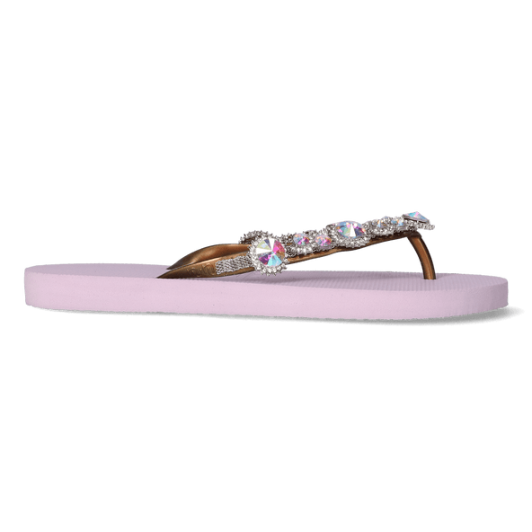 Chrystal Marilyn Damen Flip Flops Violet