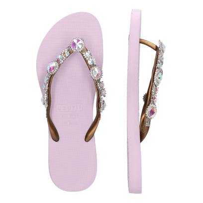 Chrystal Marilyn Damen Flip Flops Violet