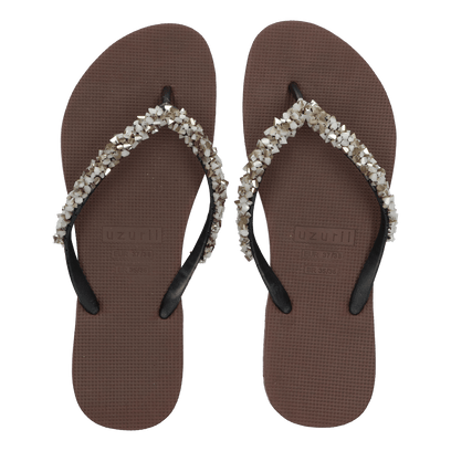 Classic Aby Silver Damen Flip Flops Coffee