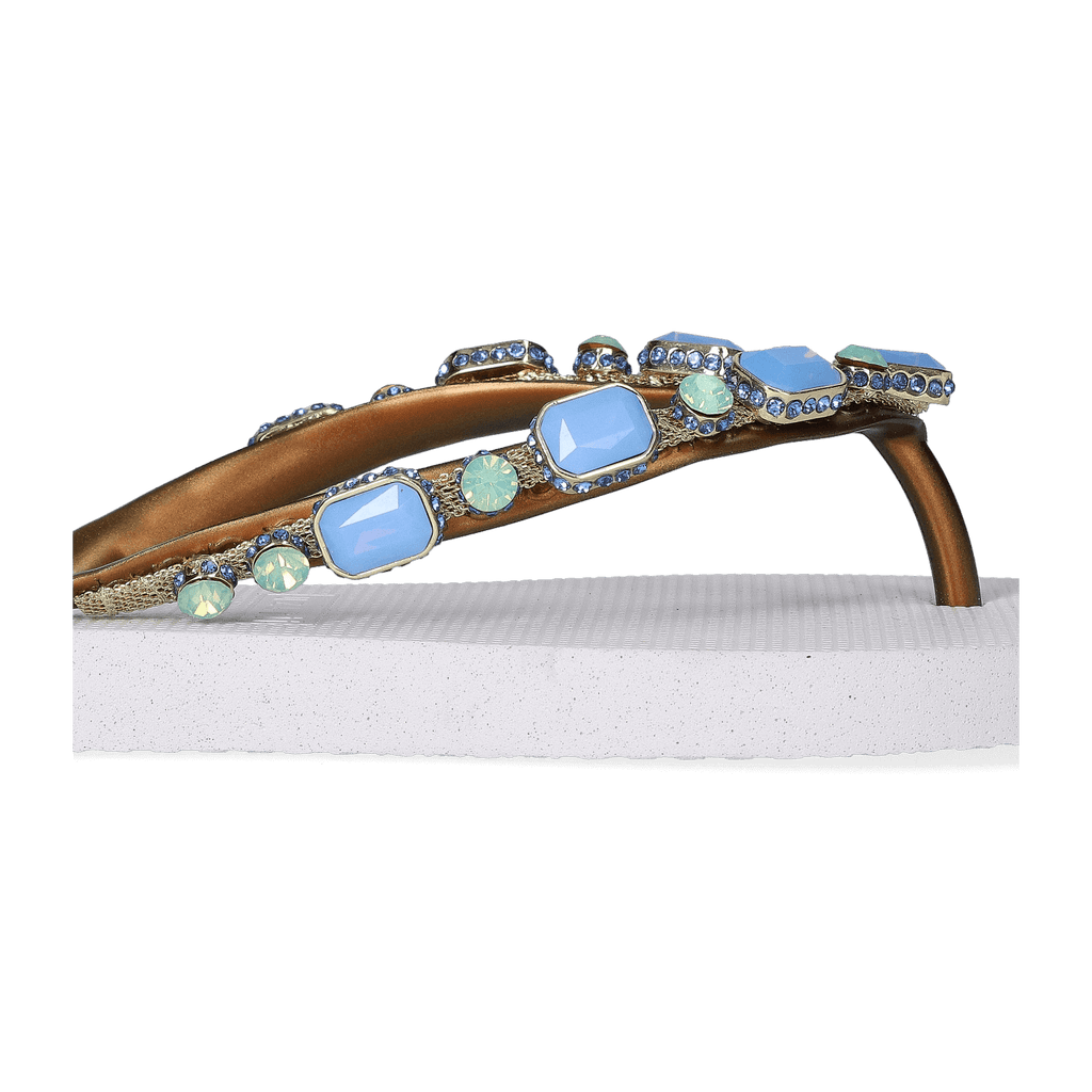 Copa Cabana Blue Damen Flip Flops White