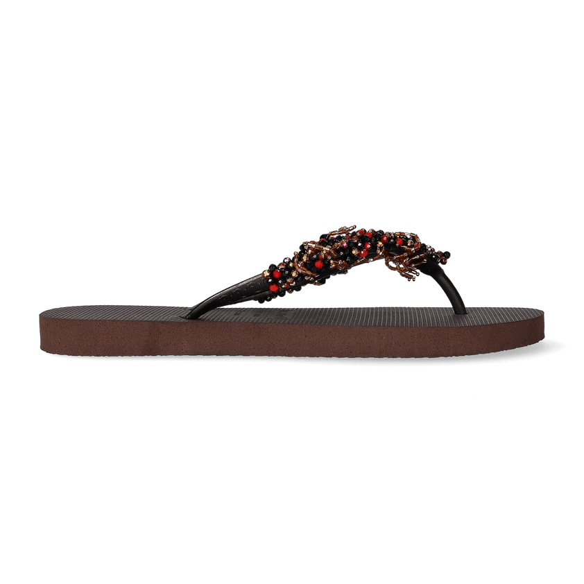 Bahia Salmon Damen Flip Flops Coffee