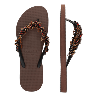 Bahia Salmon Damen Flip Flops Coffee