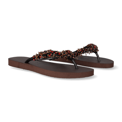 Bahia Salmon Damen Flip Flops Coffee