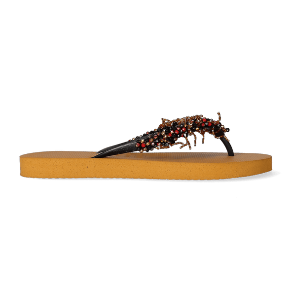 Bahia Salmon Damen Flip Flops Ochre