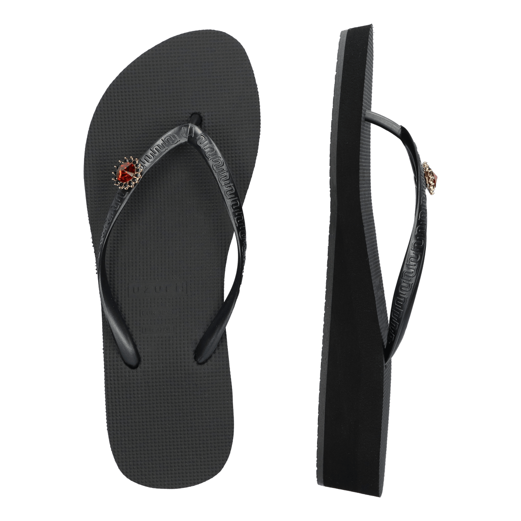 Original Switch Mid Heel Damen Flip Flops Black