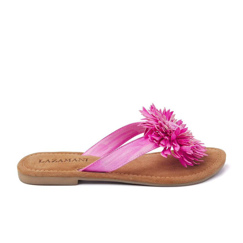 Damen Zehentrenner 33.506 Fuxia Flower