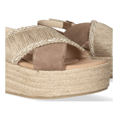 Arico Damen Espadrilles Naturel