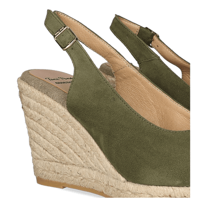 Barna-A Damen Espadrilles Caqui