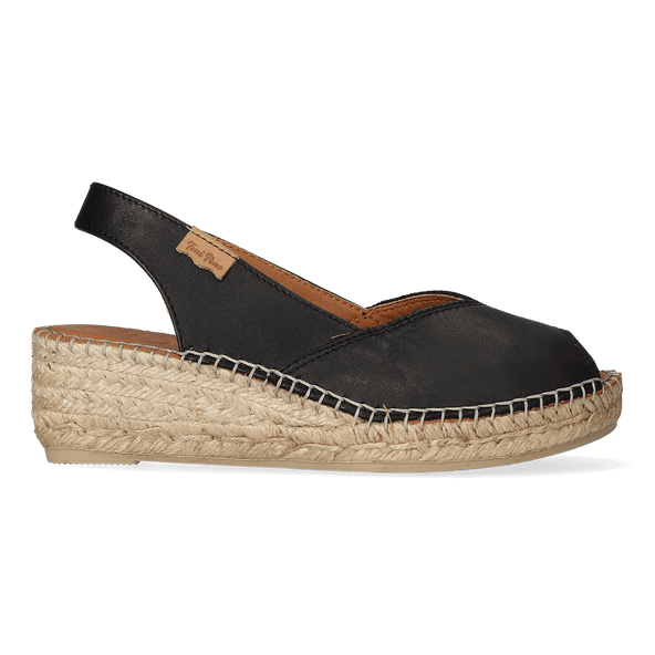 Bernia-P Damen Espadrilles Negre