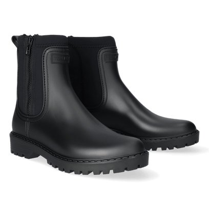 Clais Damen Regenstiefel Negre