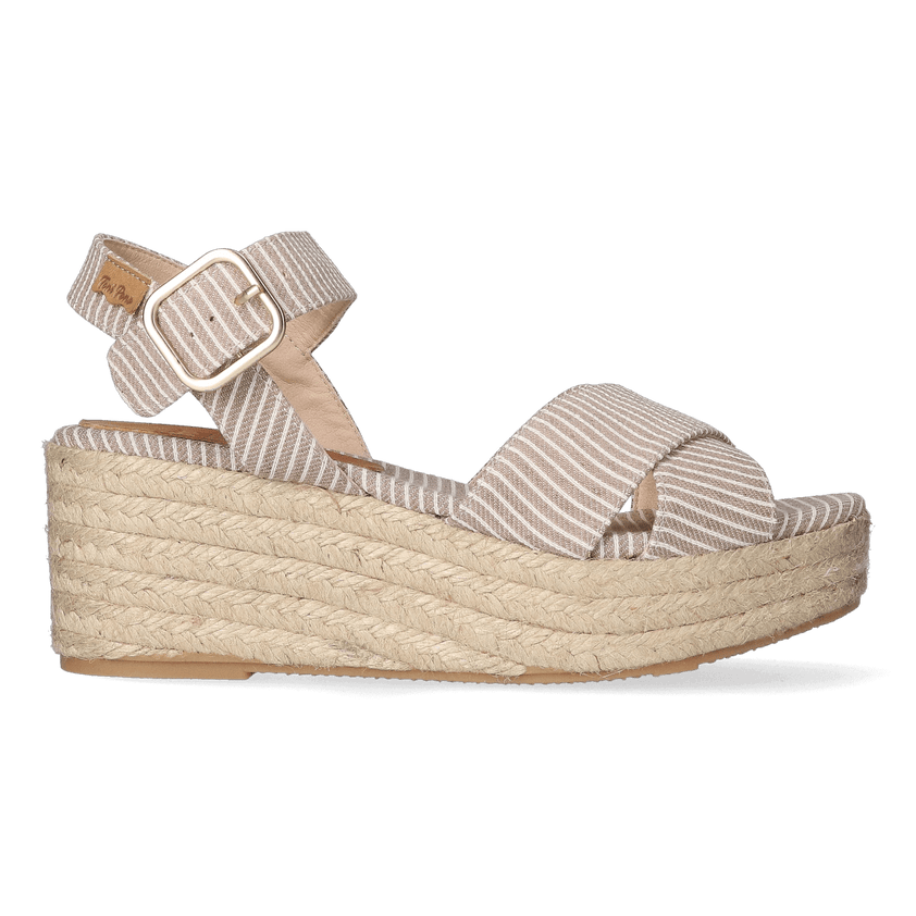 Clara-SM Damen Espadrilles Beige