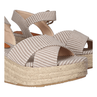 Clara-SM Damen Espadrilles Beige