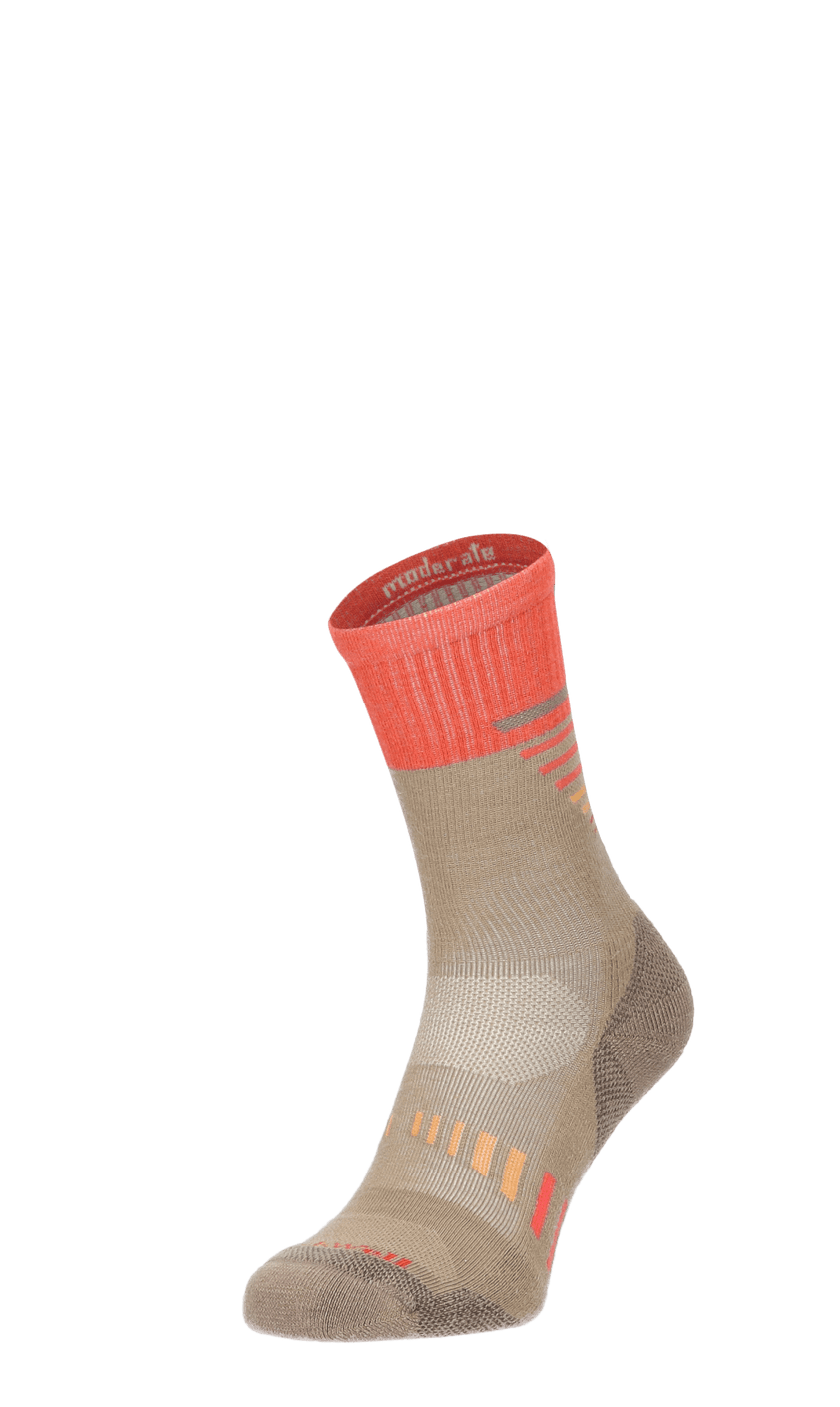 Ascend Crew II Damen Wandersocken Klasse 1 Khaki