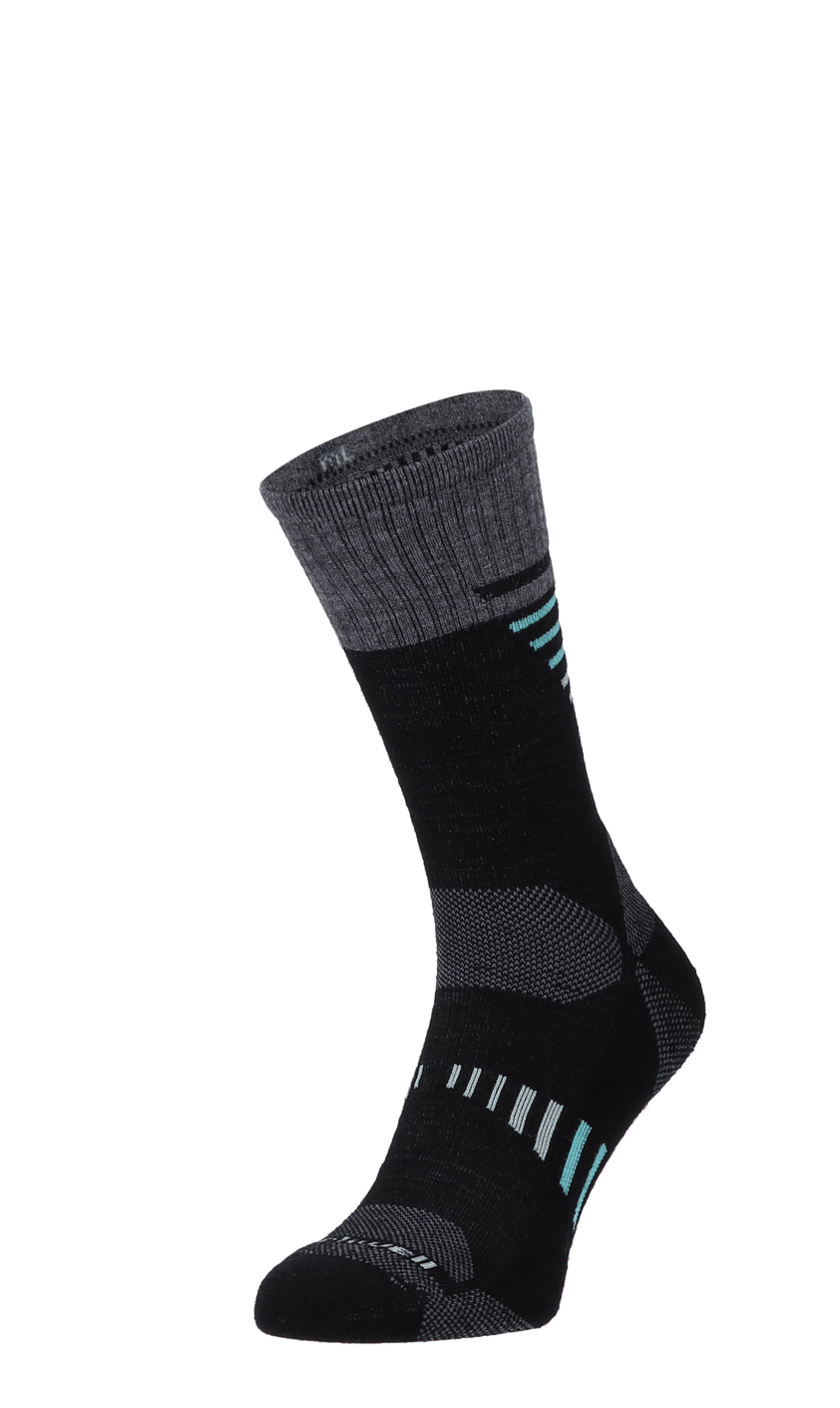 Ascend Crew II Damen Wandersocken Klasse 1 Black