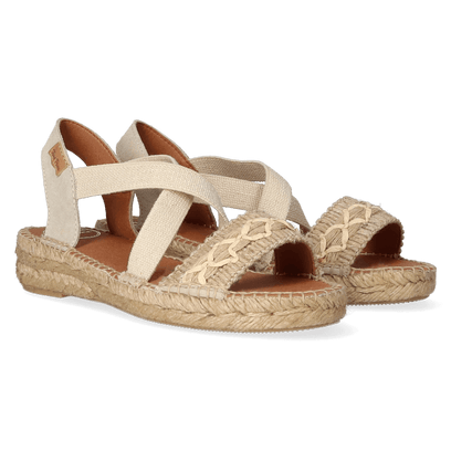 Eider-BN Damen Espadrilles Natural