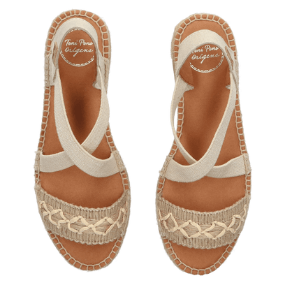 Eider-BN Damen Espadrilles Natural