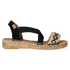 Eider-BN Damen Espadrilles Negre