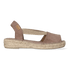 Ella Damen Espadrilles Taupe