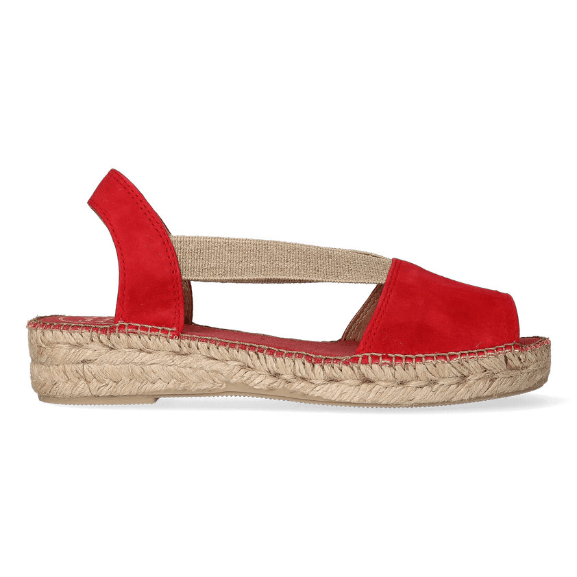 Ella Damen Espadrilles Vermell