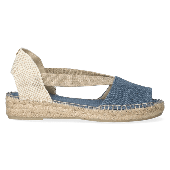 Elora-V Damen Espadrilles Blau